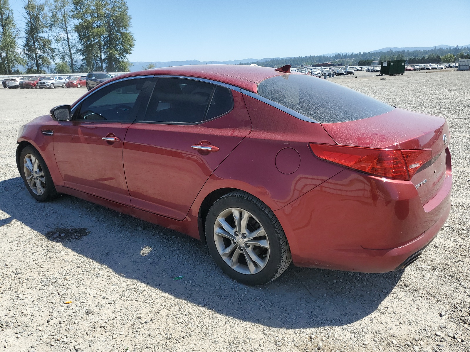 2013 Kia Optima Lx vin: 5XXGM4A70DG161040