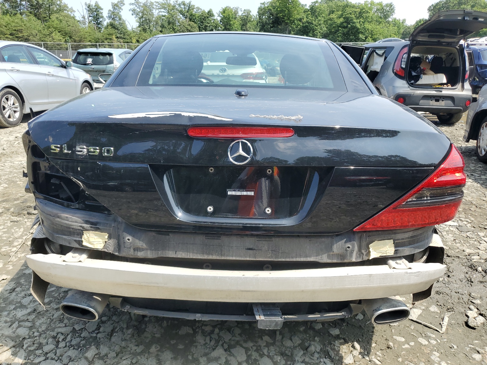 WDBSK71F68F142018 2008 Mercedes-Benz Sl 550