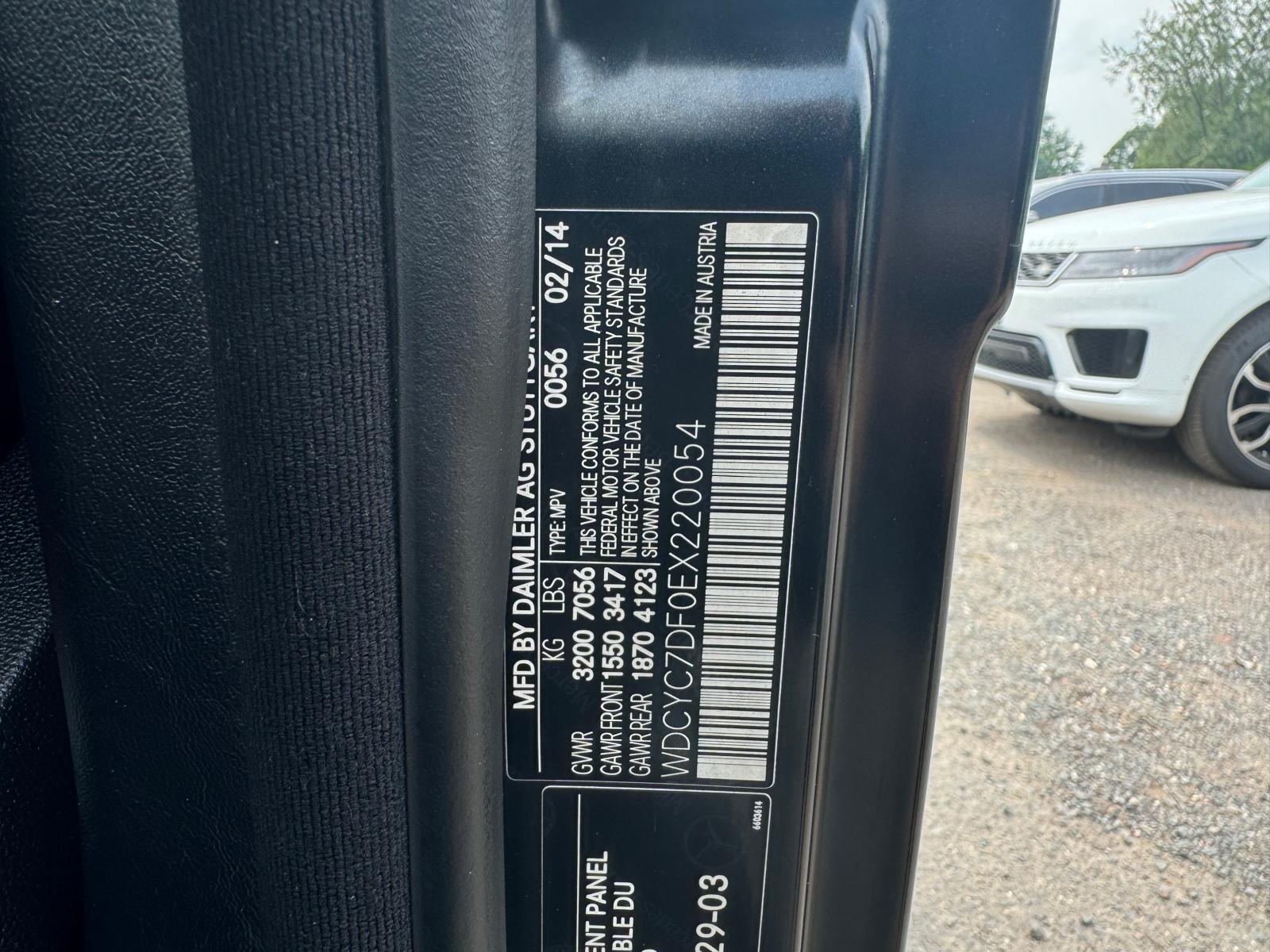 WDCYC7DF0EX220054 2014 Mercedes-Benz G 63 Amg