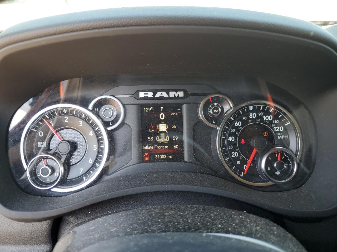 2019 Ram 2500 Big Horn VIN: 3C6UR4DJ9KG659301 Lot: 64836574