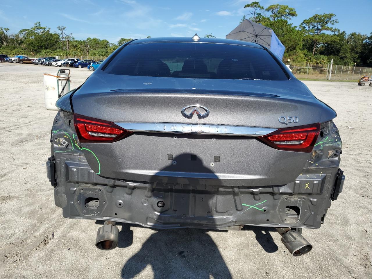 2021 Infiniti Q50 Luxe VIN: JN1EV7BP8MM700599 Lot: 64555074