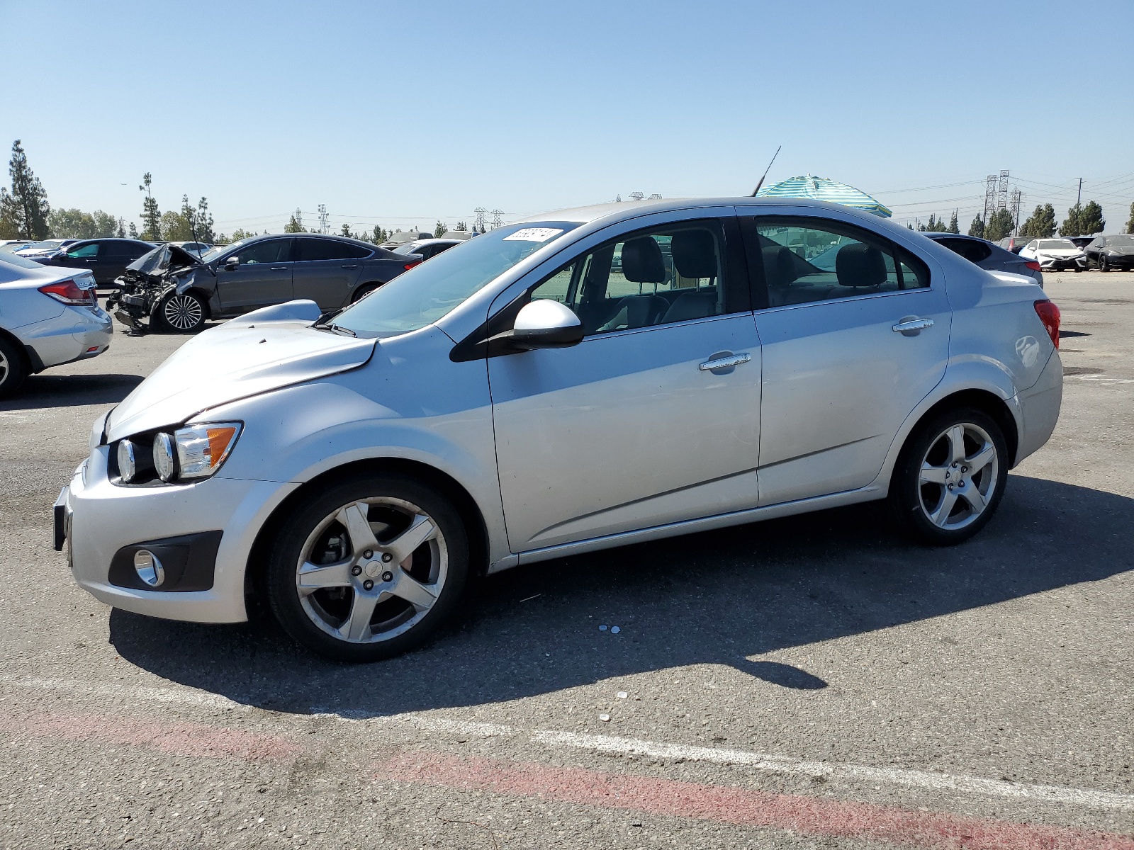 2014 Chevrolet Sonic Ltz vin: 1G1JE5SG5E4126134