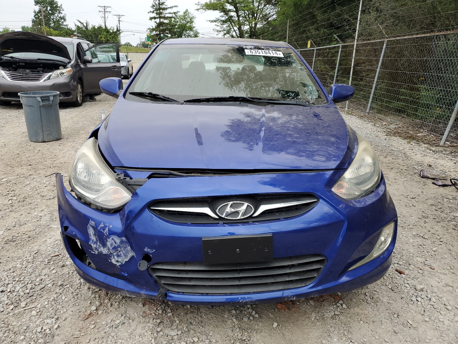 2012 Hyundai Accent Gls vin: KMHCU4AE8CU080403