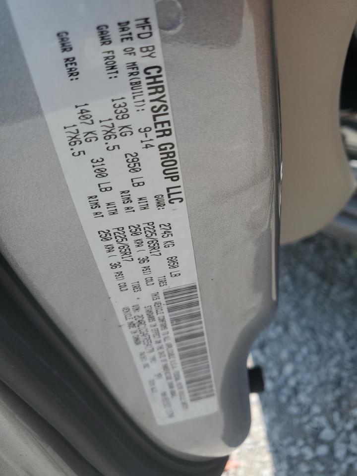 2015 Chrysler Town & Country Touring L VIN: 2C4RC1CG4FR554170 Lot: 61760214