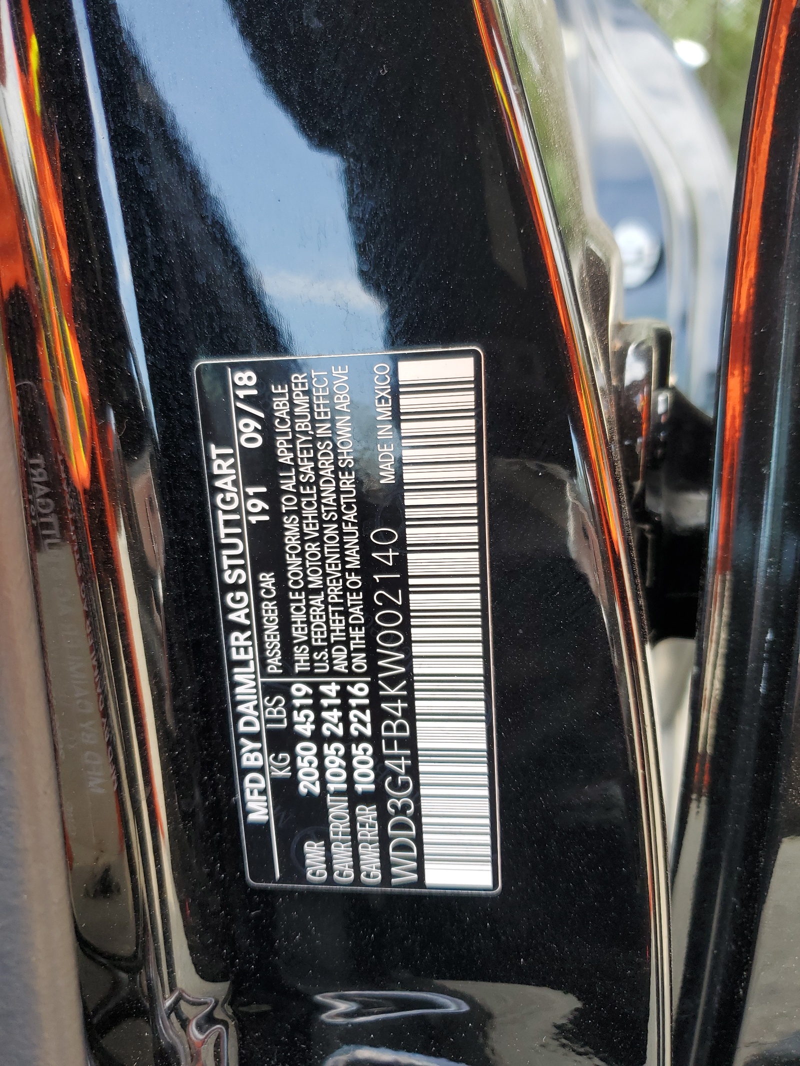 WDD3G4FB4KW002140 2019 Mercedes-Benz A 220 4Matic