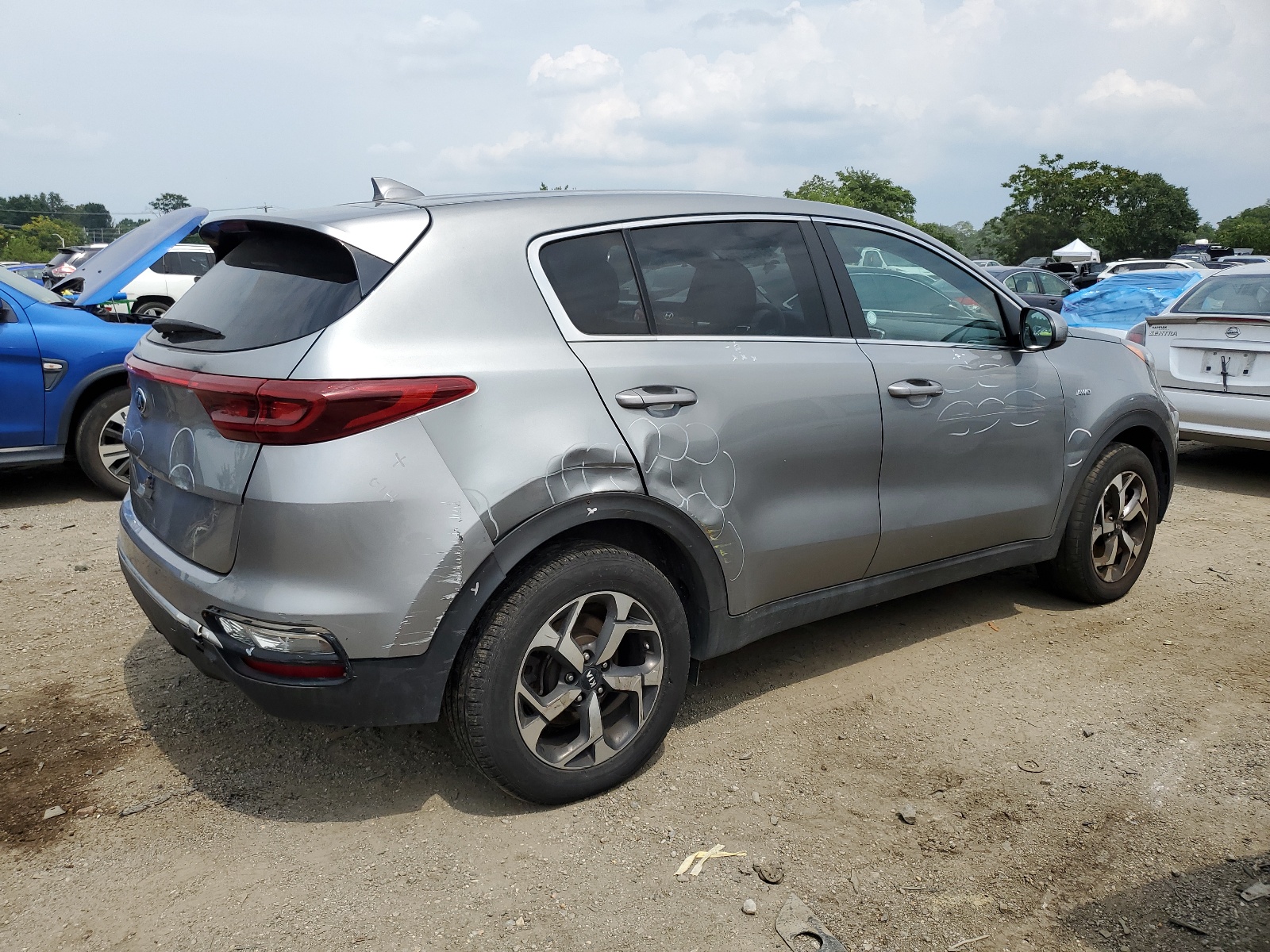 2021 Kia Sportage Lx vin: KNDPMCAC4M7918215