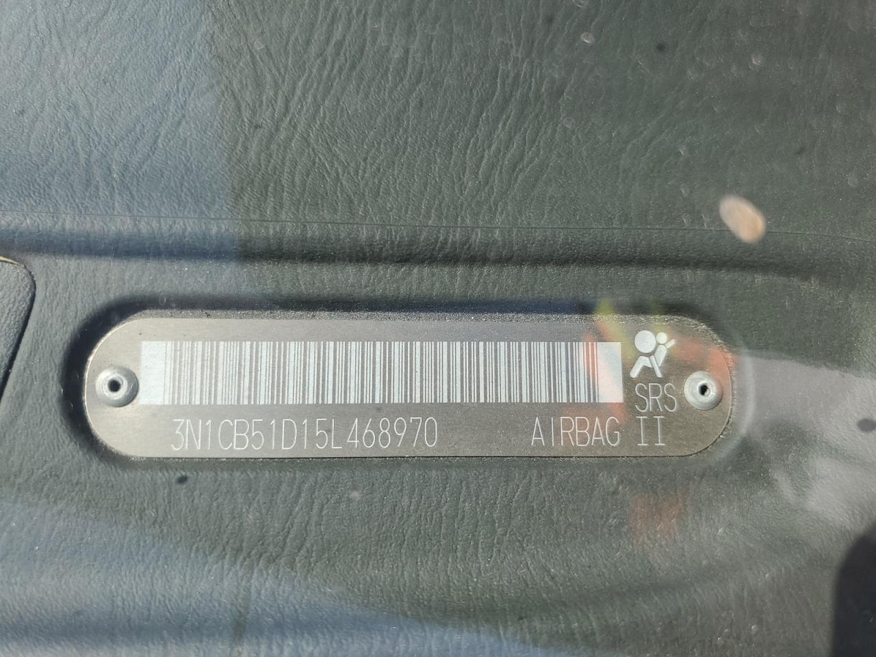 2005 Nissan Sentra 1.8 VIN: 3N1CB51D15L468970 Lot: 63289834