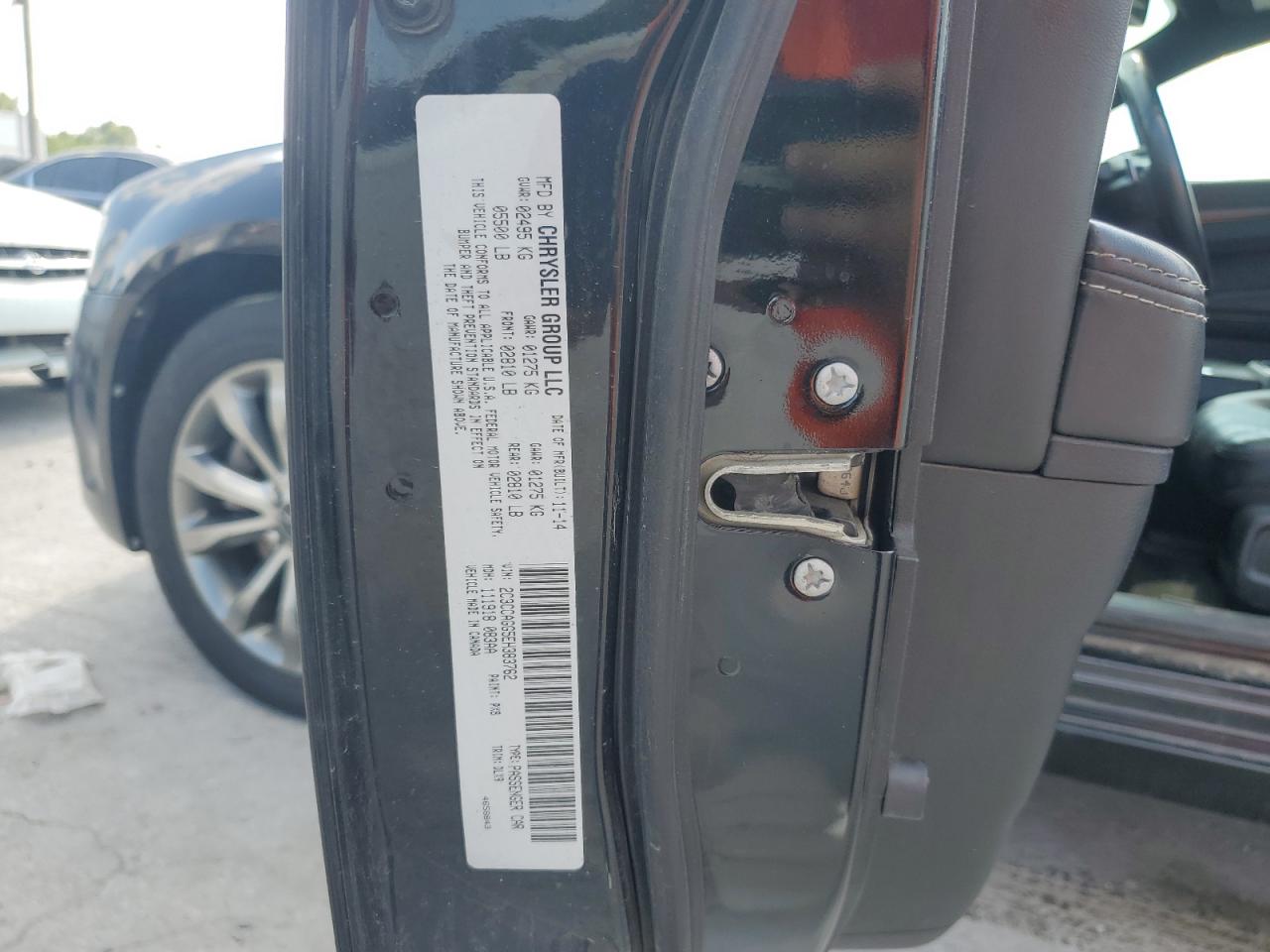 2014 Chrysler 300 S VIN: 2C3CCAGG5EH383762 Lot: 61003174