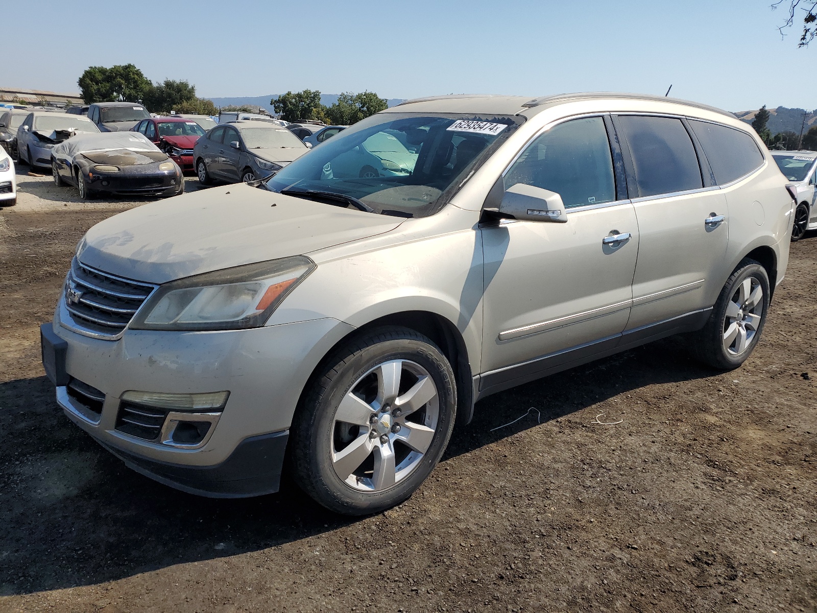 2013 Chevrolet Traverse Ltz vin: 1GNKRLKD0DJ197078