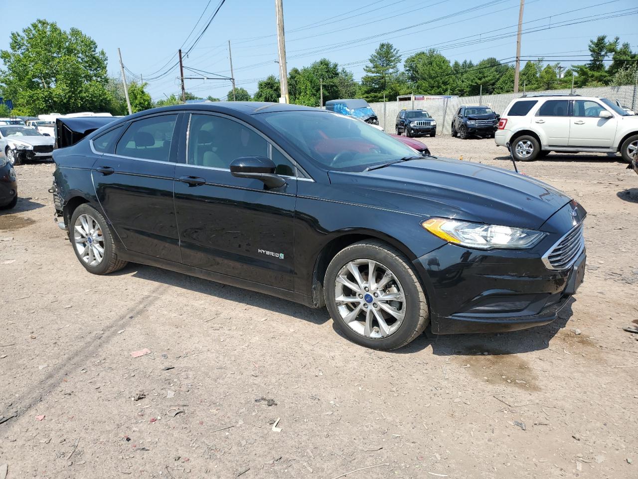 2017 Ford Fusion Se Hybrid VIN: 3FA6P0LU4HR285792 Lot: 62633334