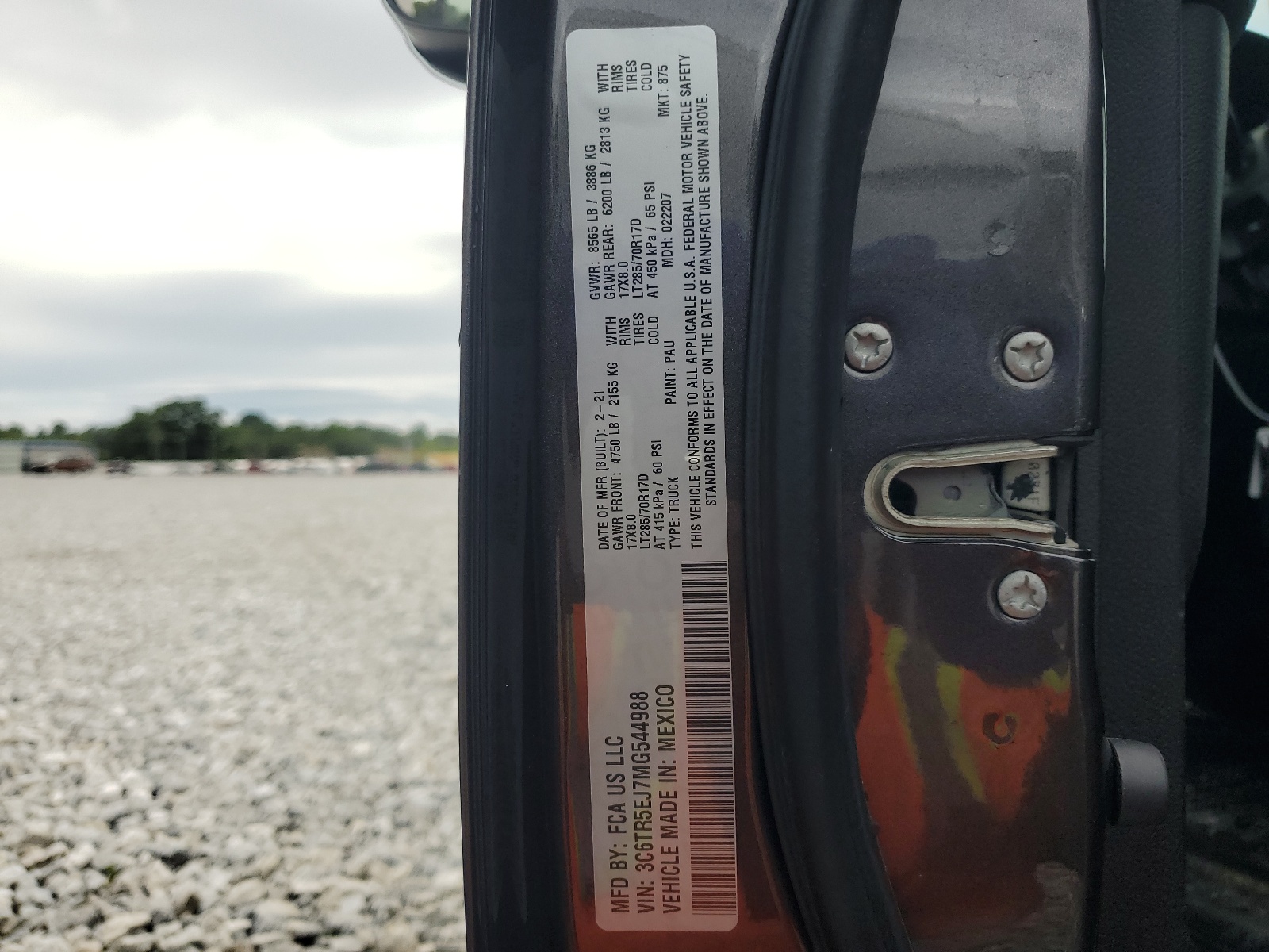 3C6TR5EJ7MG544988 2021 Ram 2500 Powerwagon