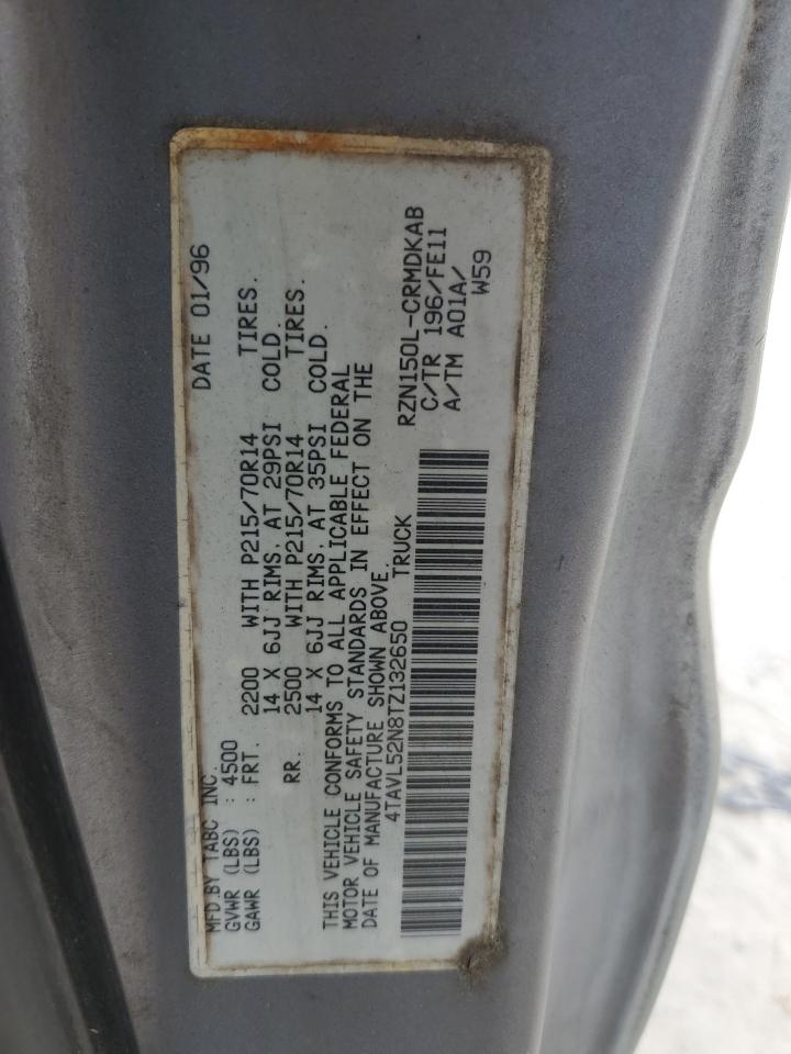 1996 Toyota Tacoma Xtracab VIN: 4TAVL52N8TZ132650 Lot: 61657514