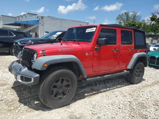  JEEP WRANGLER 2016 Червоний