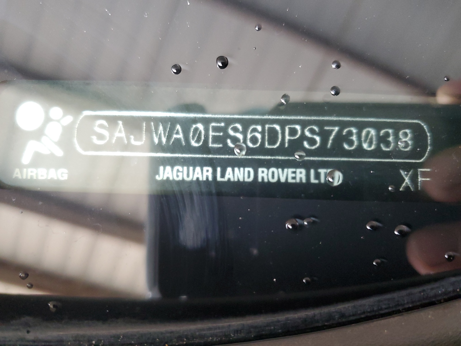 SAJWA0ES6DPS73038 2013 Jaguar Xf