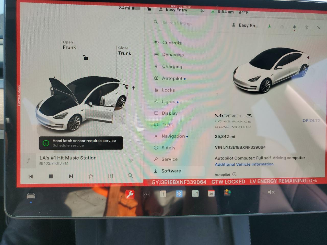 5YJ3E1EBXNF339064 2022 Tesla Model 3