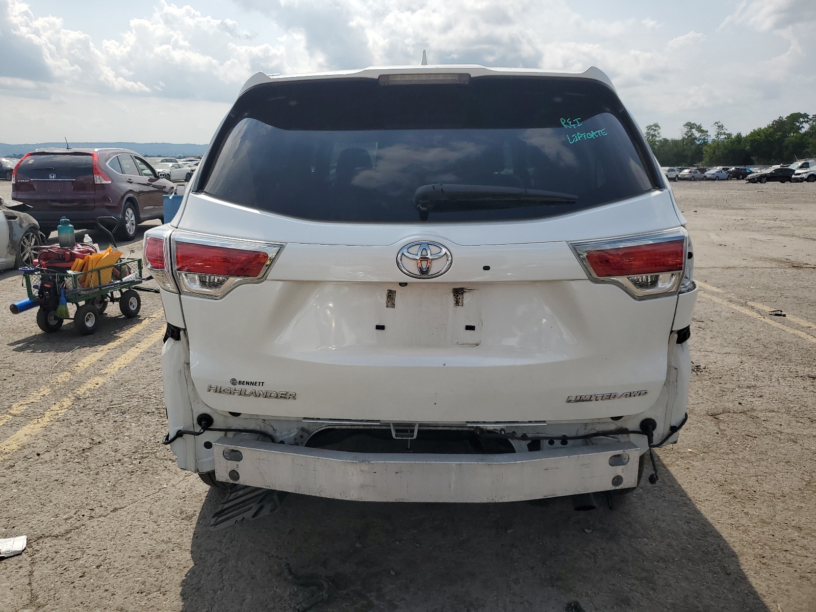 5TDDKRFH1GS347597 2016 Toyota Highlander Limited