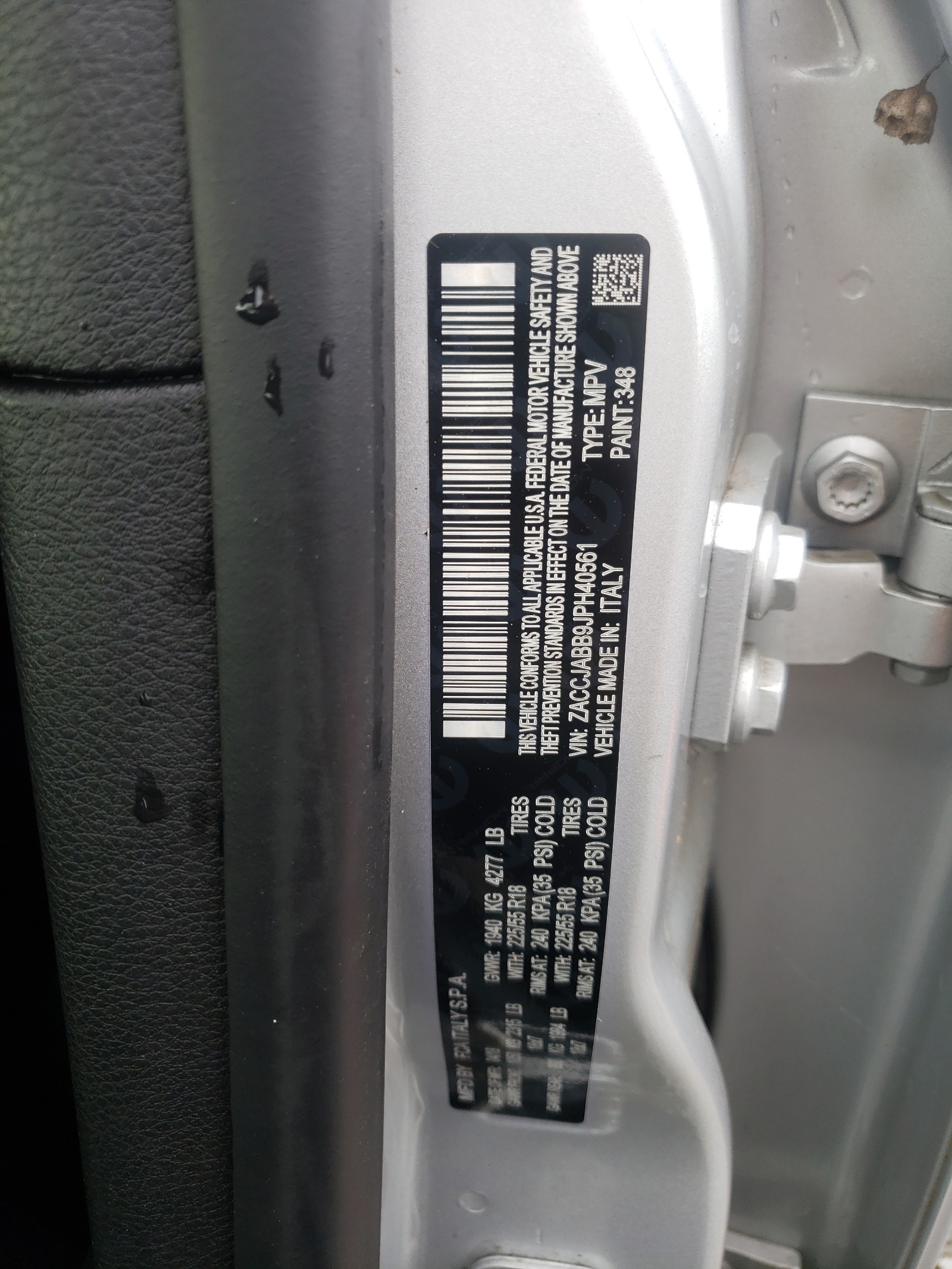 ZACCJABB9JPH40561 2018 Jeep Renegade Latitude