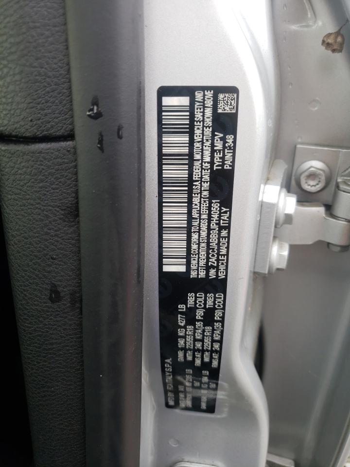 2018 Jeep Renegade Latitude VIN: ZACCJABB9JPH40561 Lot: 65013514