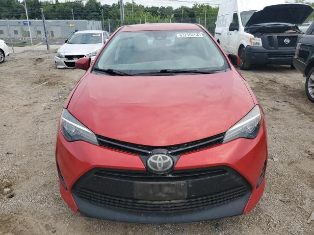  TOYOTA COROLLA 2017 Czerwony