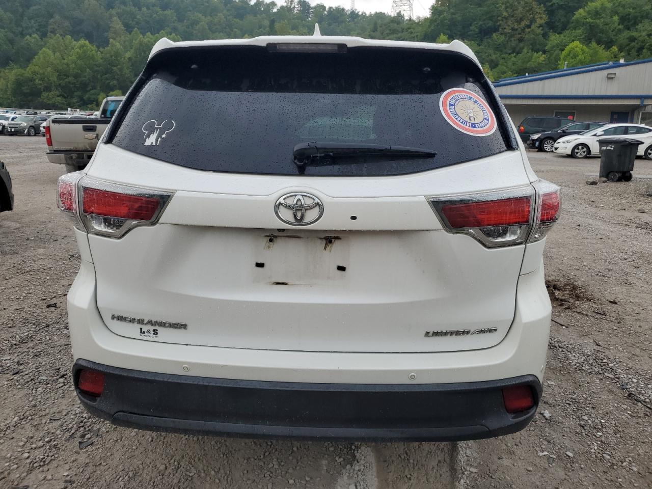 2016 Toyota Highlander Limited VIN: 5TDDKRFHXGS286895 Lot: 63075804