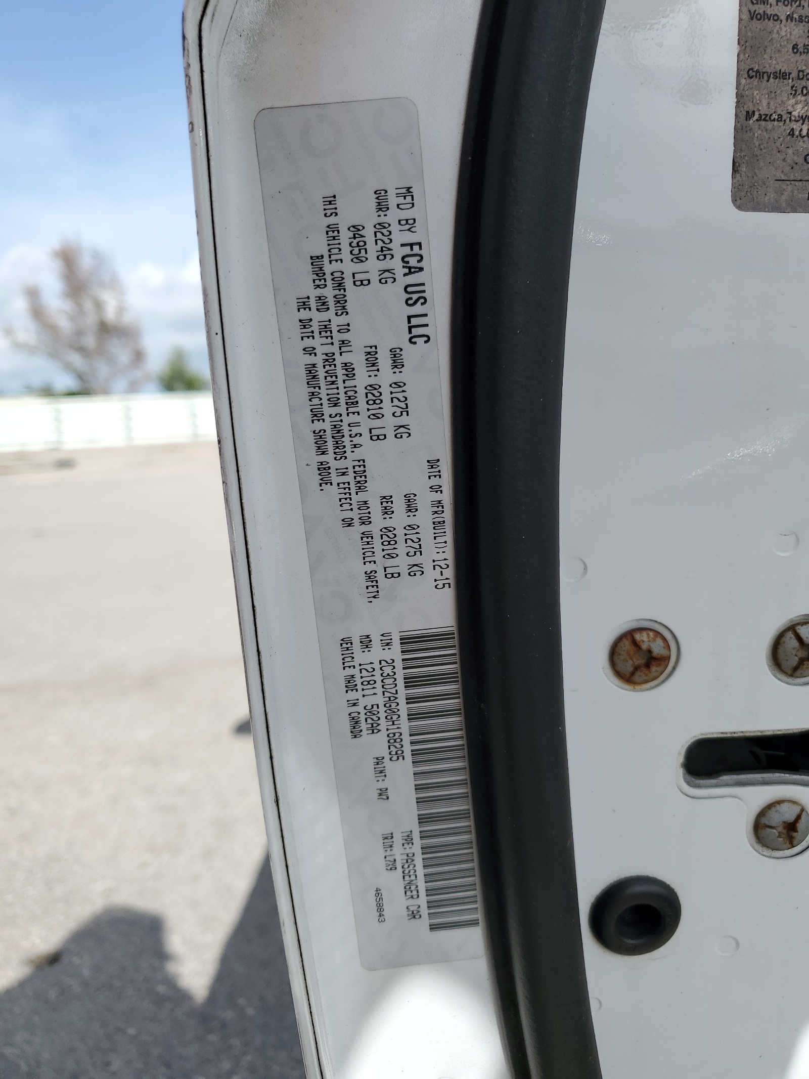 2C3CDZAG0GH168295 2016 Dodge Challenger Sxt