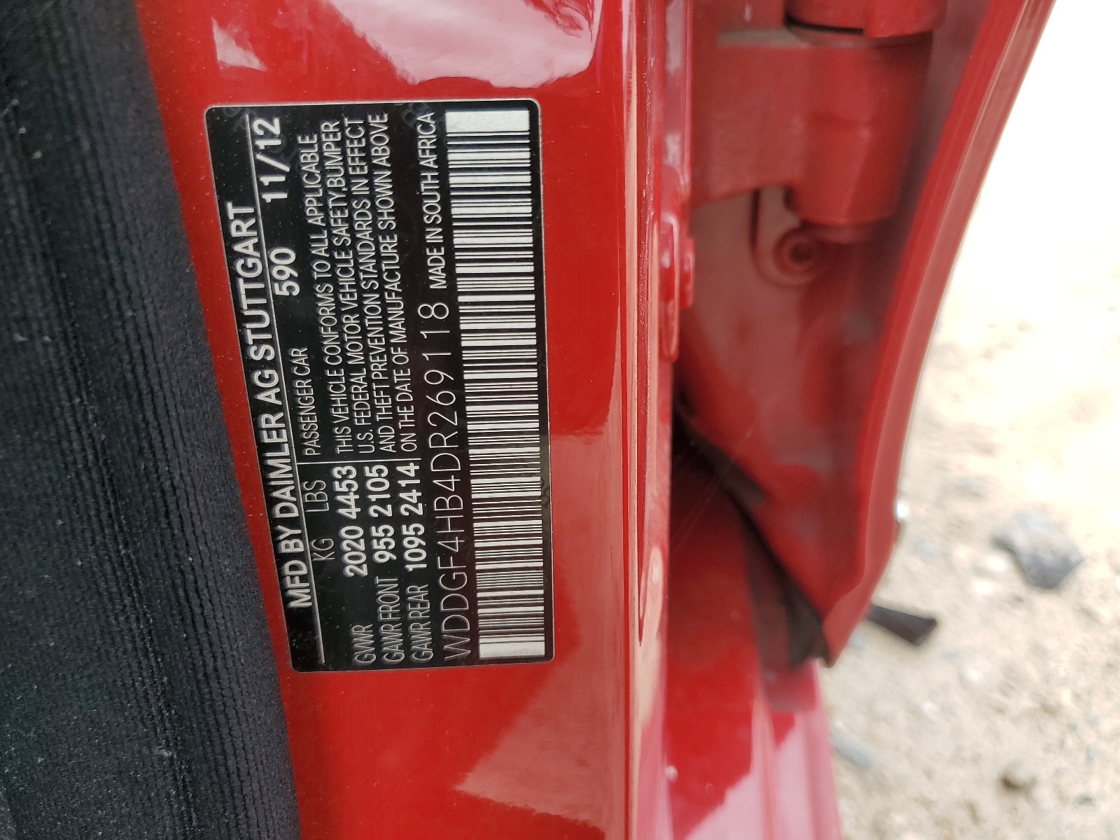 WDDGF4HB4DR269118 2013 Mercedes-Benz C 250