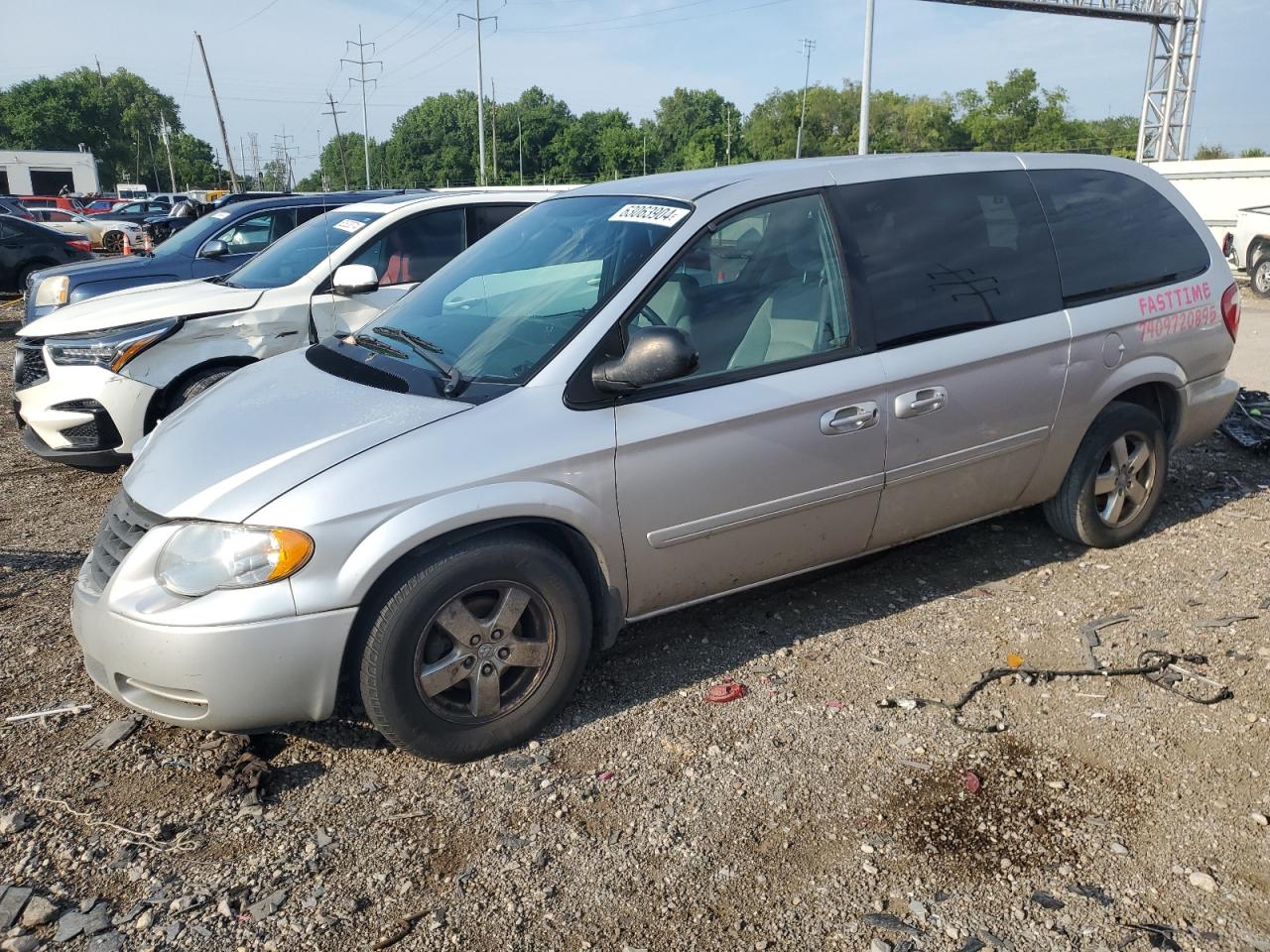 2005 Chrysler Town & Country Lx VIN: 2C4GP44R45R166948 Lot: 63063904