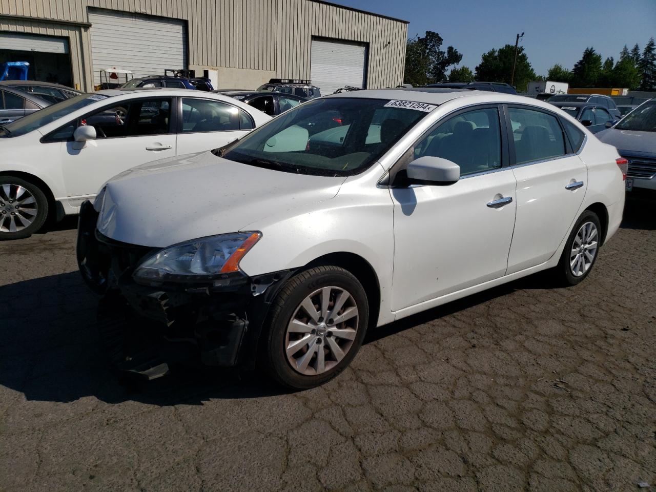 2013 Nissan Sentra S VIN: 3N1AB7AP1DL616532 Lot: 63821204