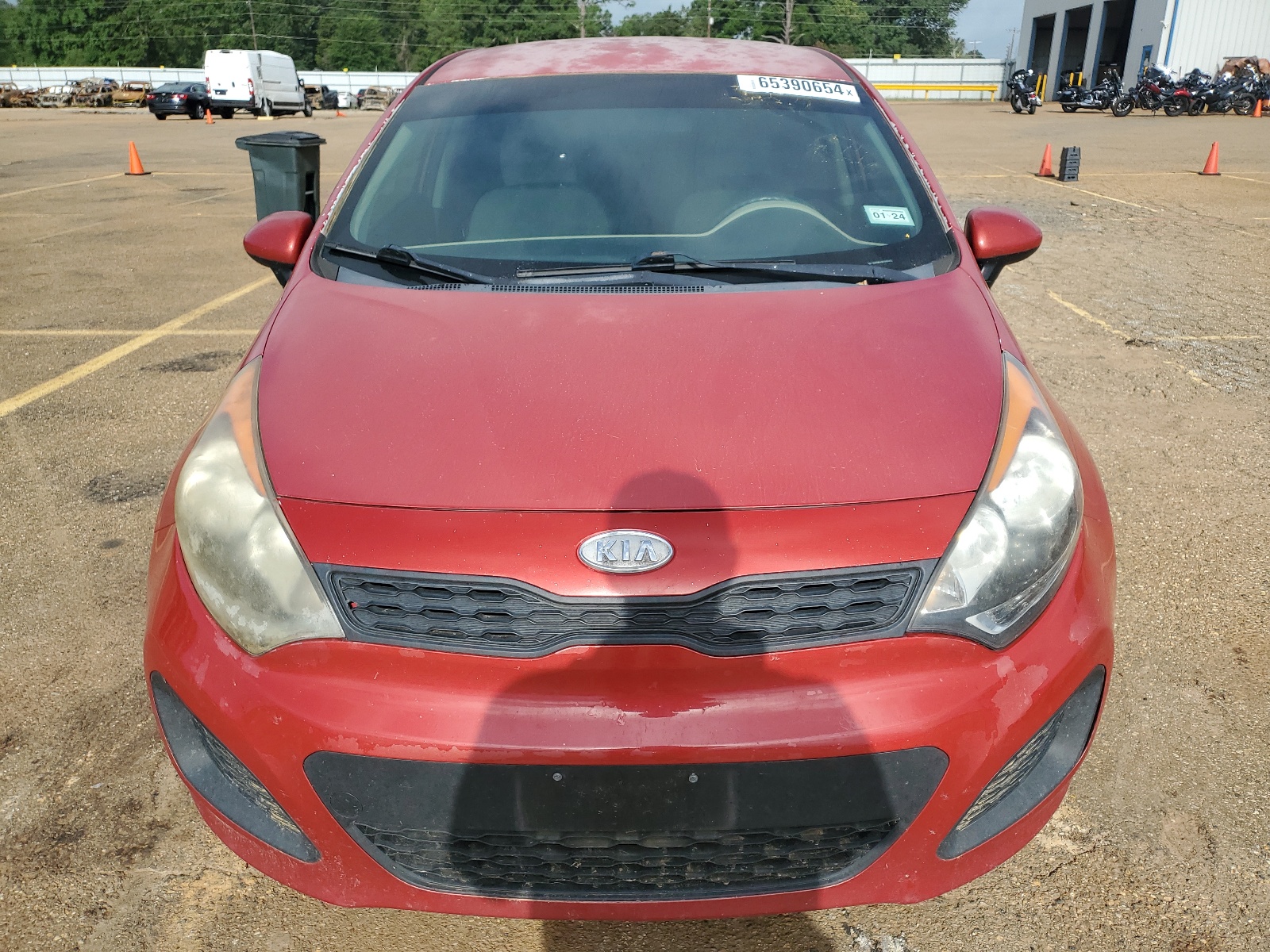 2012 Kia Rio Lx vin: KNADM5A38C6095451