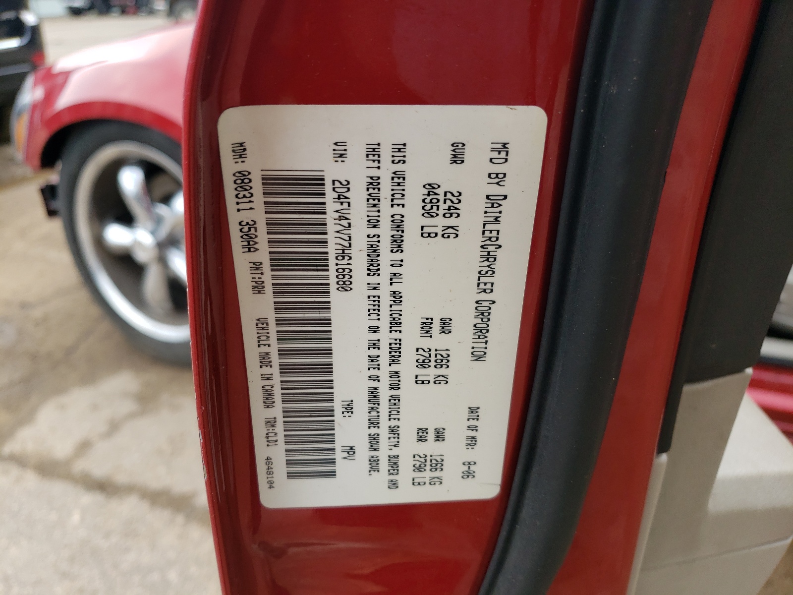 2D4FV47V77H616680 2007 Dodge Magnum Sxt