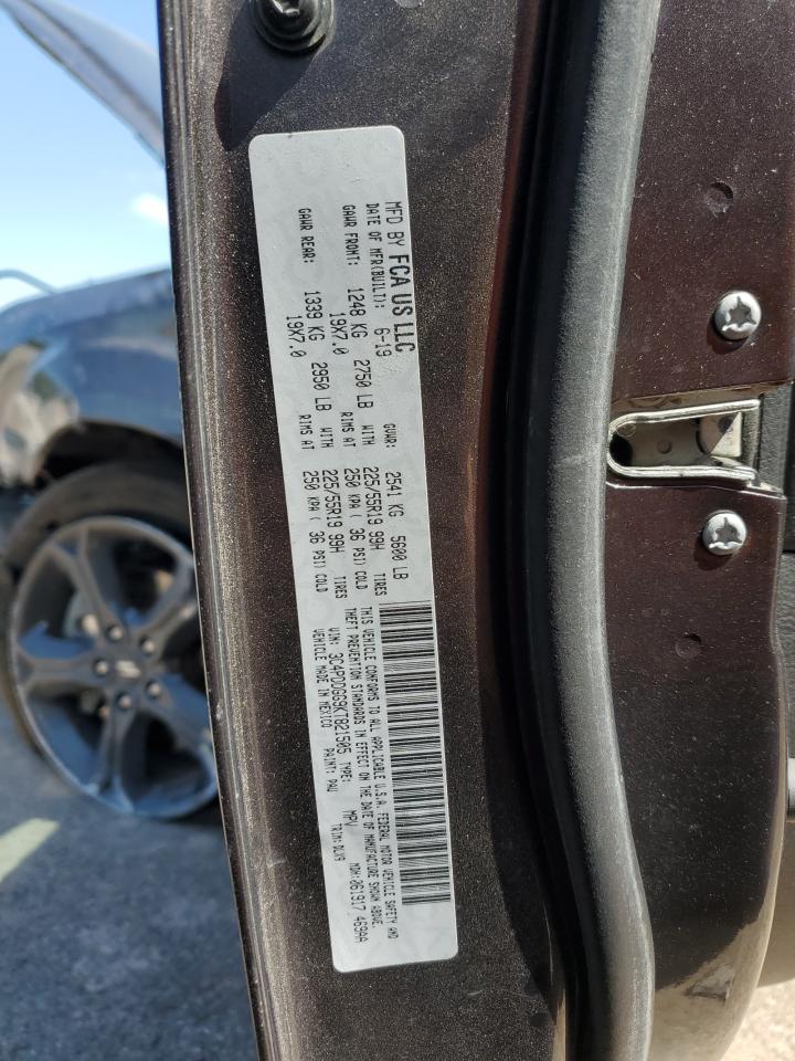 2019 Dodge Journey Crossroad VIN: 3C4PDDGG9KT821505 Lot: 62431604