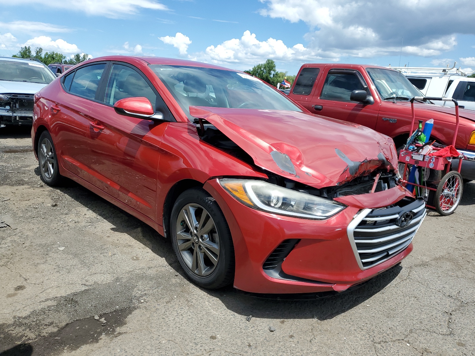 2018 Hyundai Elantra Sel vin: 5NPD84LF0JH301552