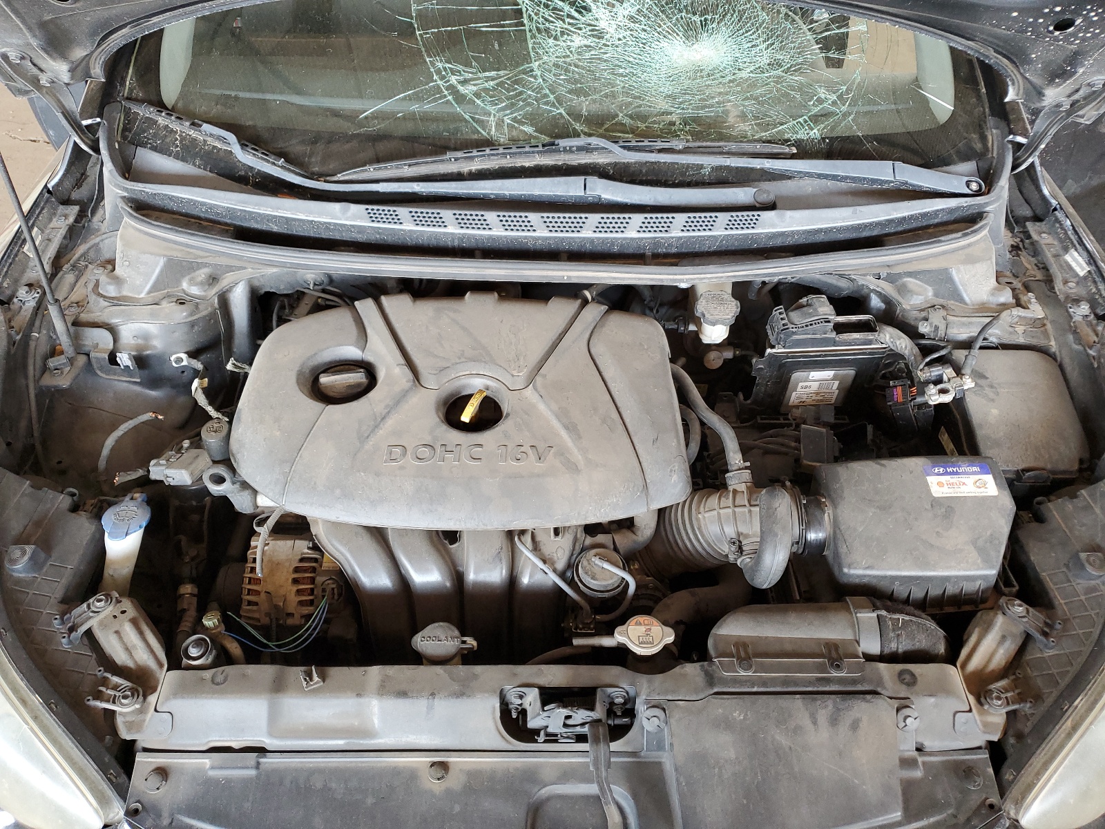 KMHDH4AE7DU983488 2013 Hyundai Elantra Gls