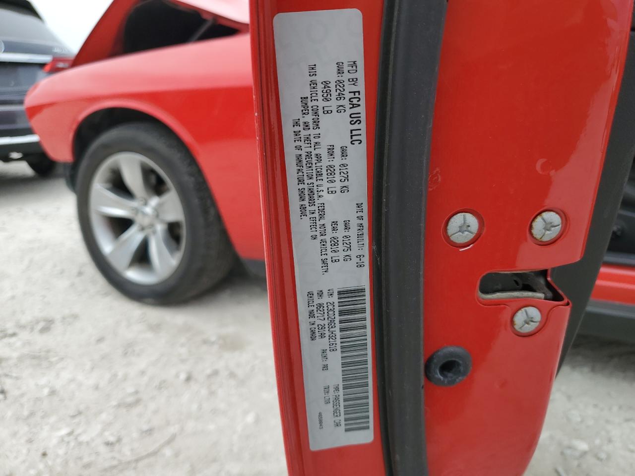 2018 Dodge Challenger Sxt VIN: 2C3CDZAG9JH321618 Lot: 63599244