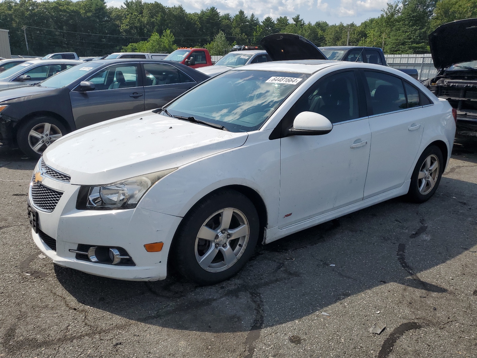 2012 Chevrolet Cruze Lt vin: 1G1PF5SC6C7281954