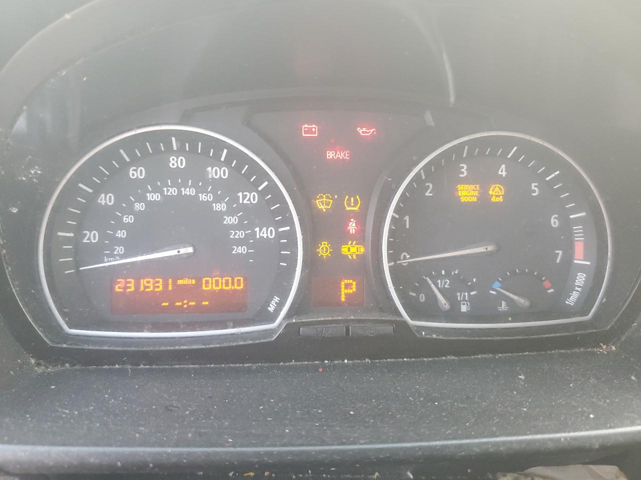 2005 BMW X3 3.0I VIN: WBXPA93405WD11419 Lot: 64801264