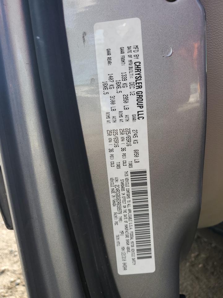 2C4RDGBG6DR658979 2013 Dodge Grand Caravan Se