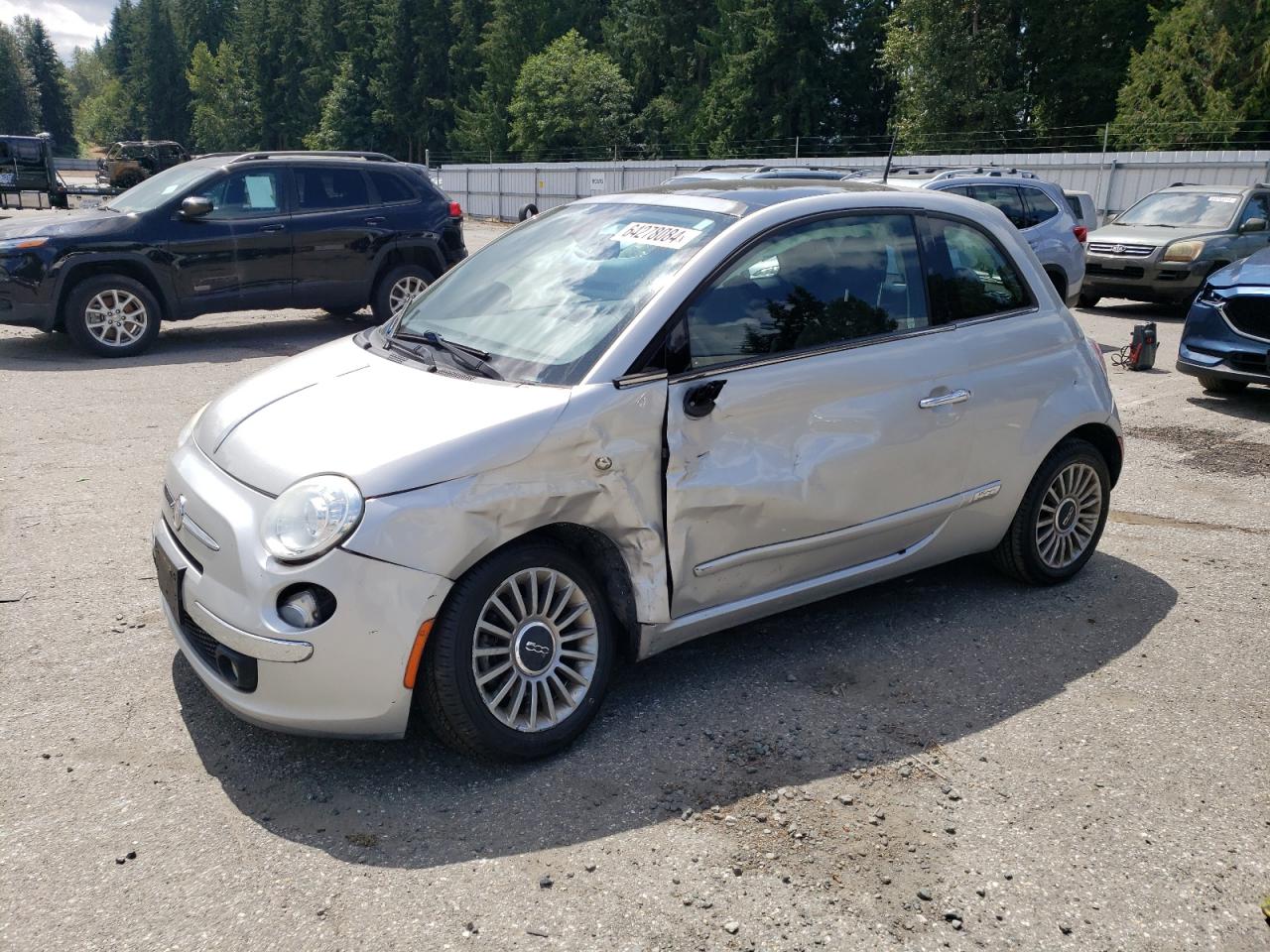 2012 Fiat 500 Lounge VIN: 3C3CFFCR0CT118103 Lot: 64278084