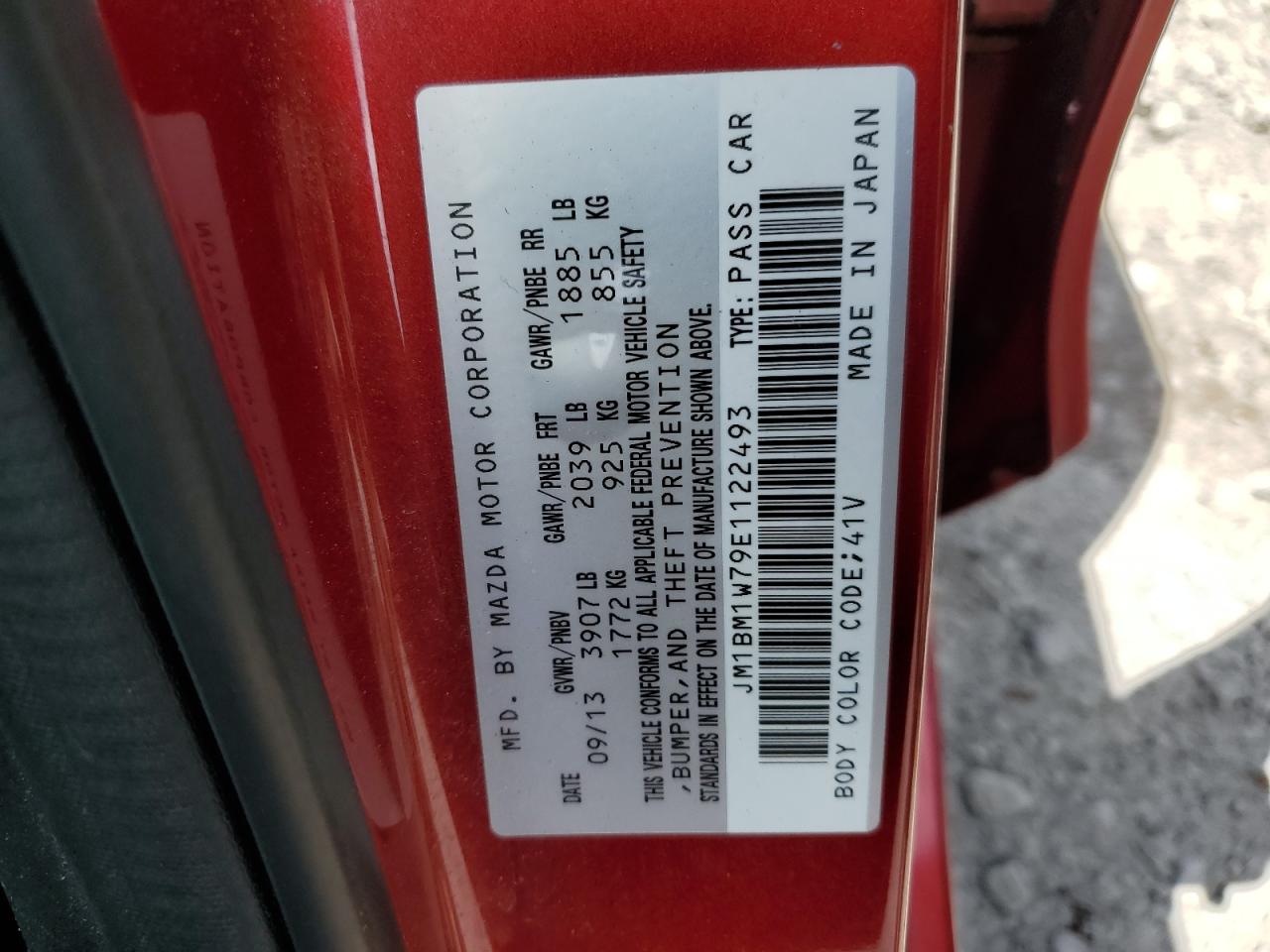 2014 Mazda 3 Grand Touring VIN: JM1BM1W79E1122493 Lot: 64824294