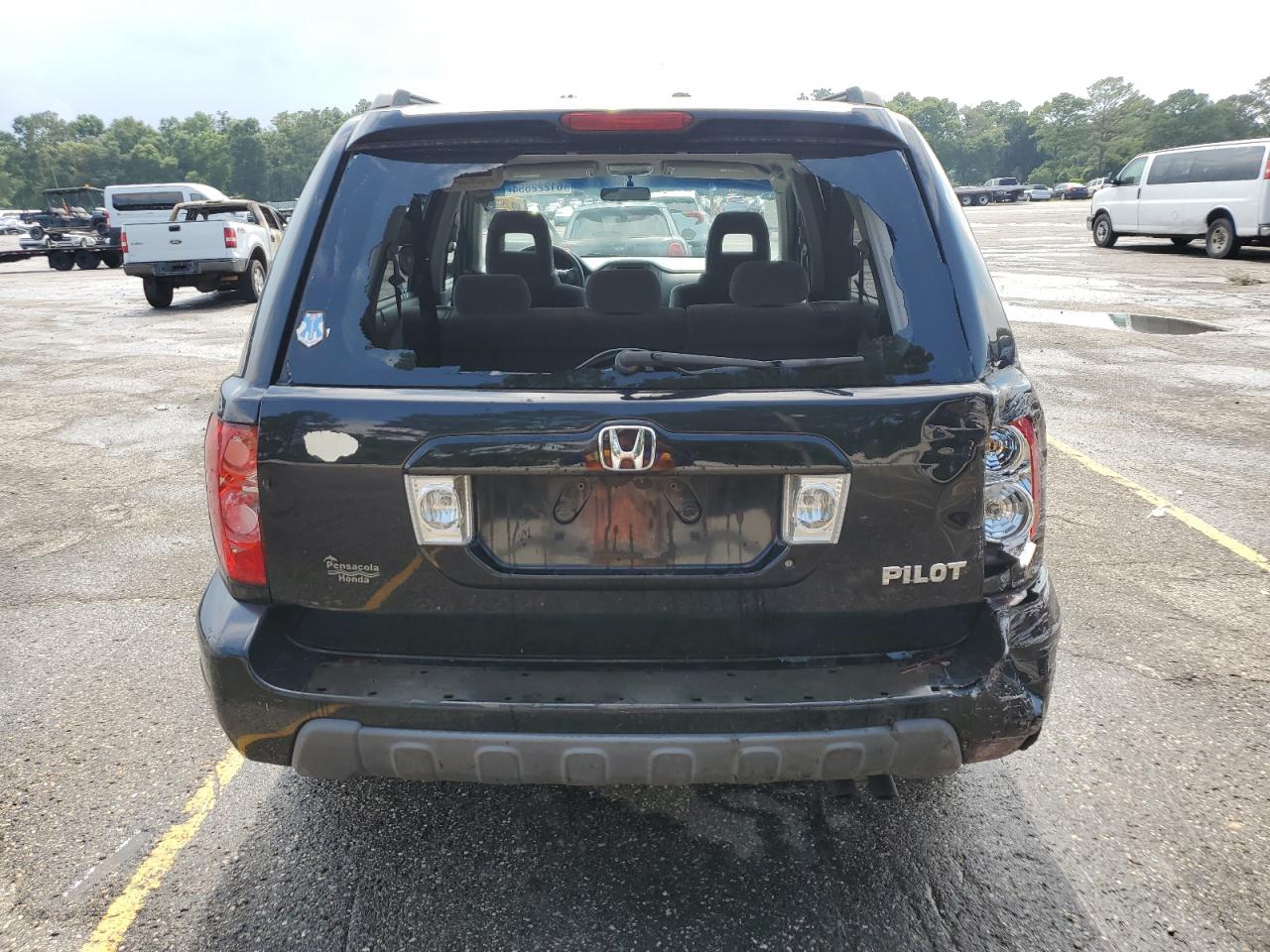 2005 Honda Pilot Ex VIN: 5FNYF18415B054270 Lot: 61222554