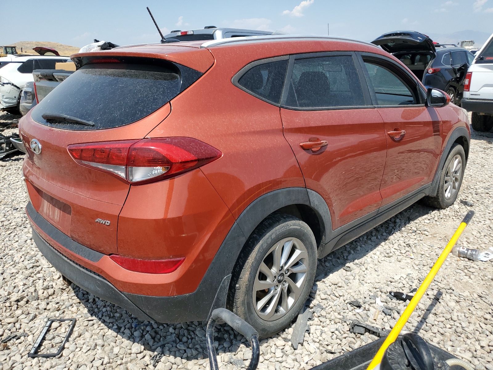 2016 Hyundai Tucson Limited vin: KM8J3CA45GU158069