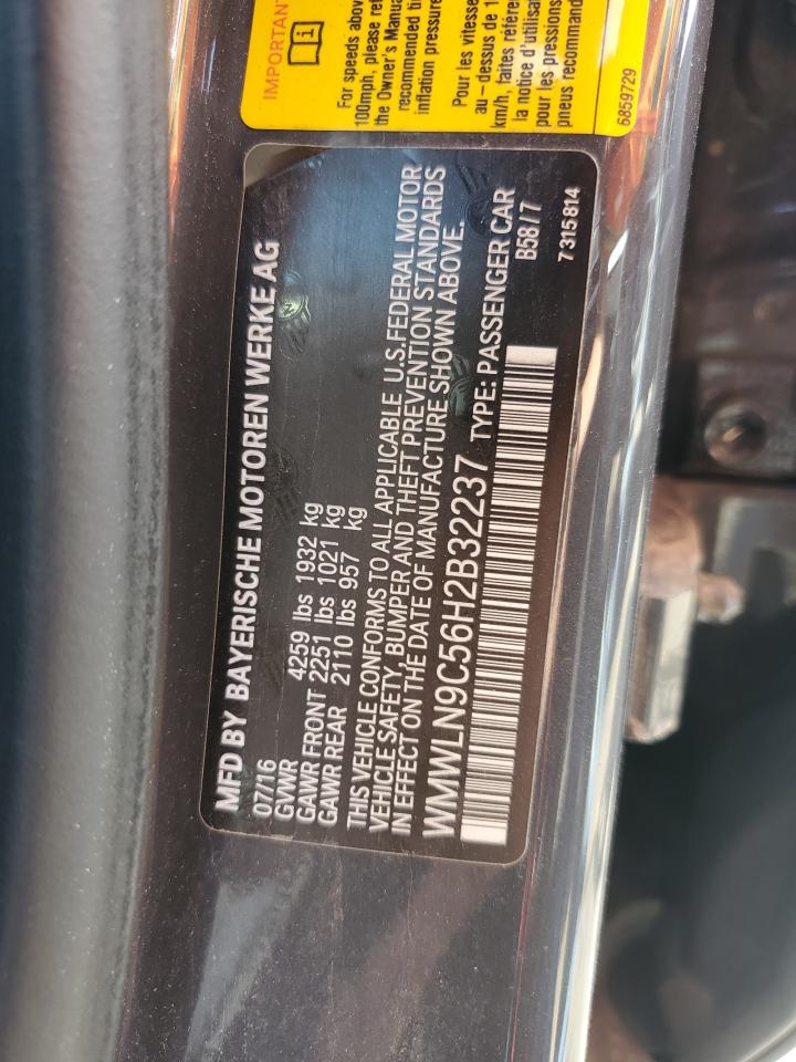 2017 Mini Cooper S Clubman VIN: WMWLN9C56H2B32237 Lot: 65469954