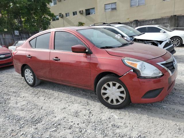  NISSAN VERSA 2016 Красный