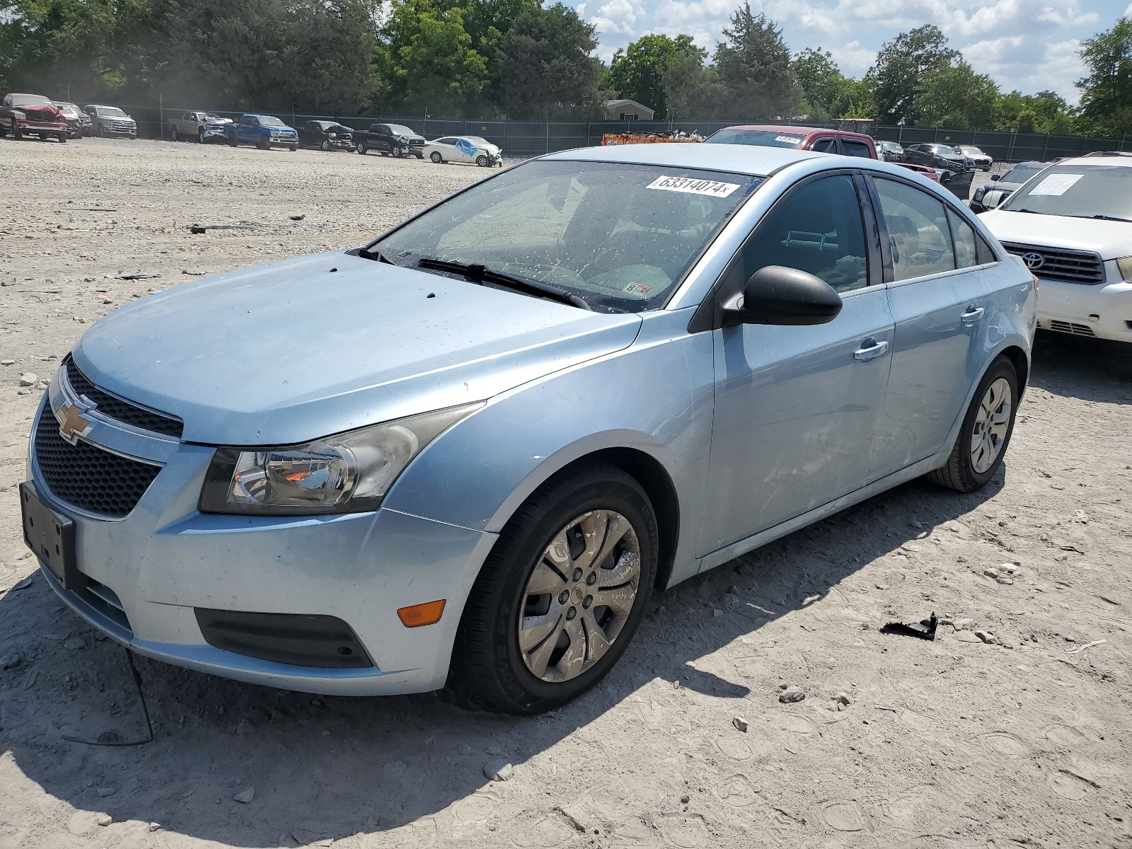 2012 Chevrolet Cruze Ls vin: 1G1PC5SH3C7154468