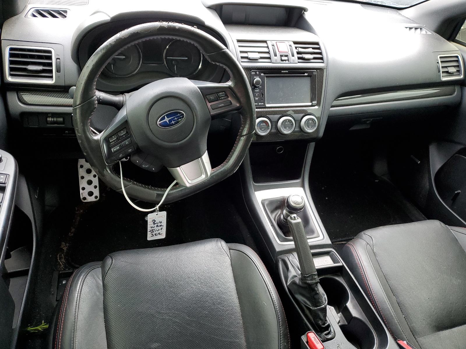 2015 Subaru Wrx Limited vin: JF1VA1J6XF9826361