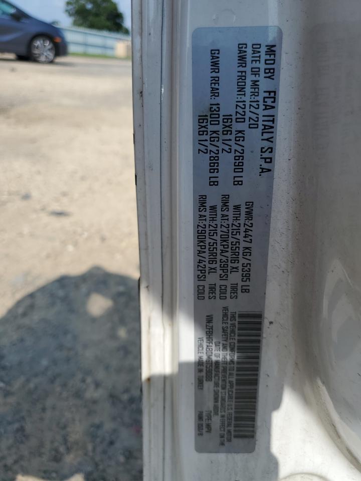 2021 Ram Promaster City VIN: ZFBHRFAB0M6T59088 Lot: 61148824