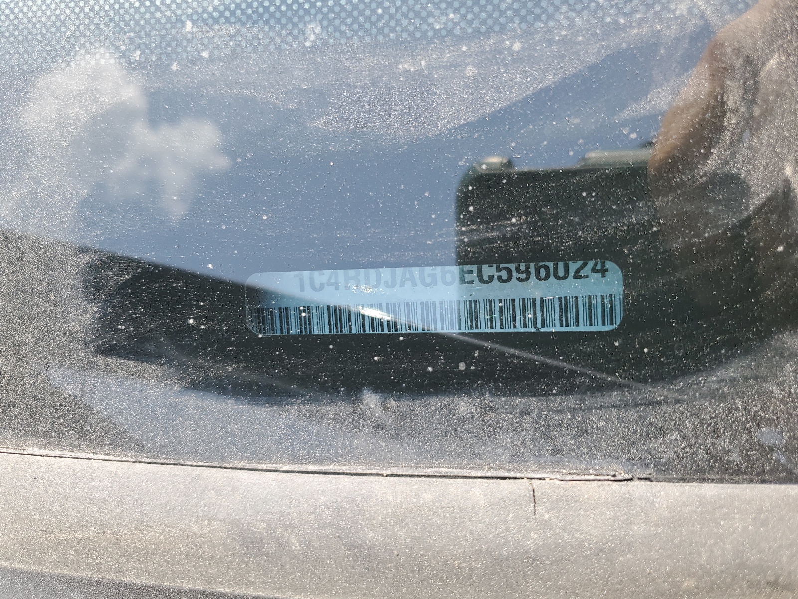 1C4RDJAG6EC596024 2014 Dodge Durango Sxt