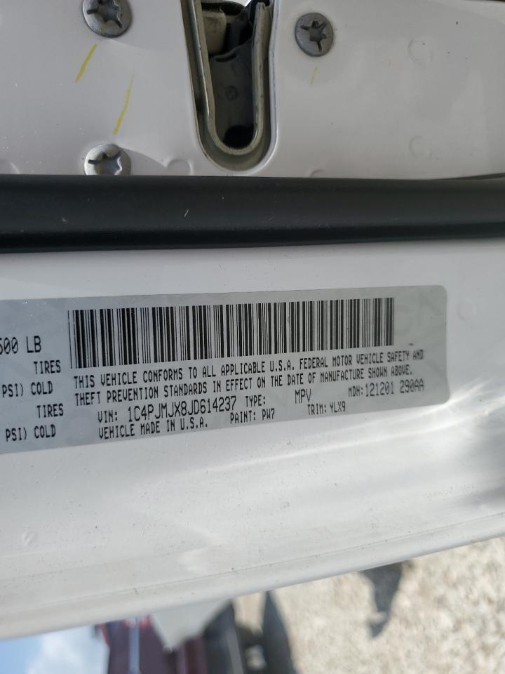 2018 Jeep Cherokee Overland VIN: 1C4PJMJX8JD614237 Lot: 65212444