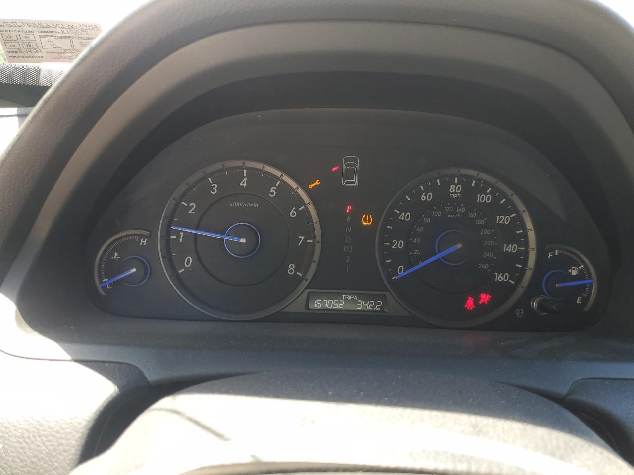 2012 Honda Crosstour Ex VIN: 5J6TF3H33CL003953 Lot: 61474494