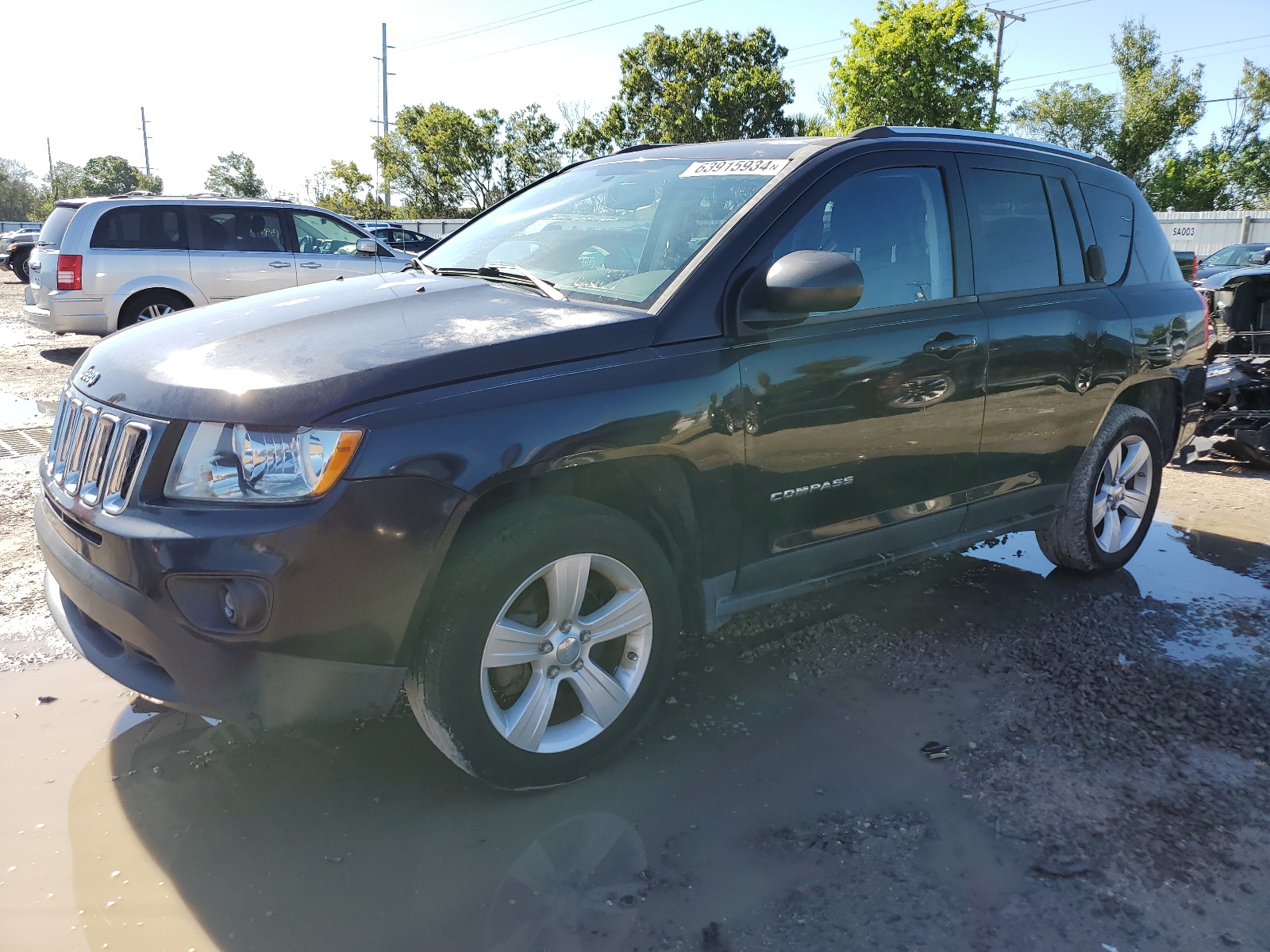 2012 Jeep Compass Sport vin: 1C4NJCBA4CD565505